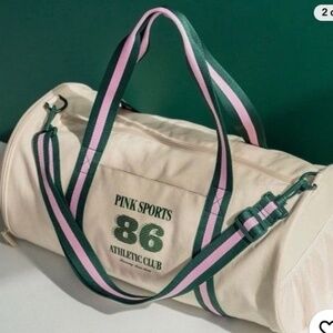 NWT 2025 Victoria’s Secret PINK Dorm Duffle Tote/ W Adjustable Straps
